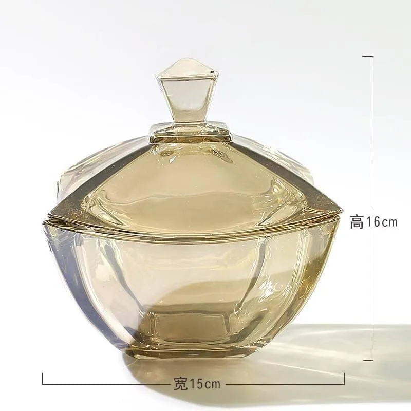 Glass Sugar Pot with Lid