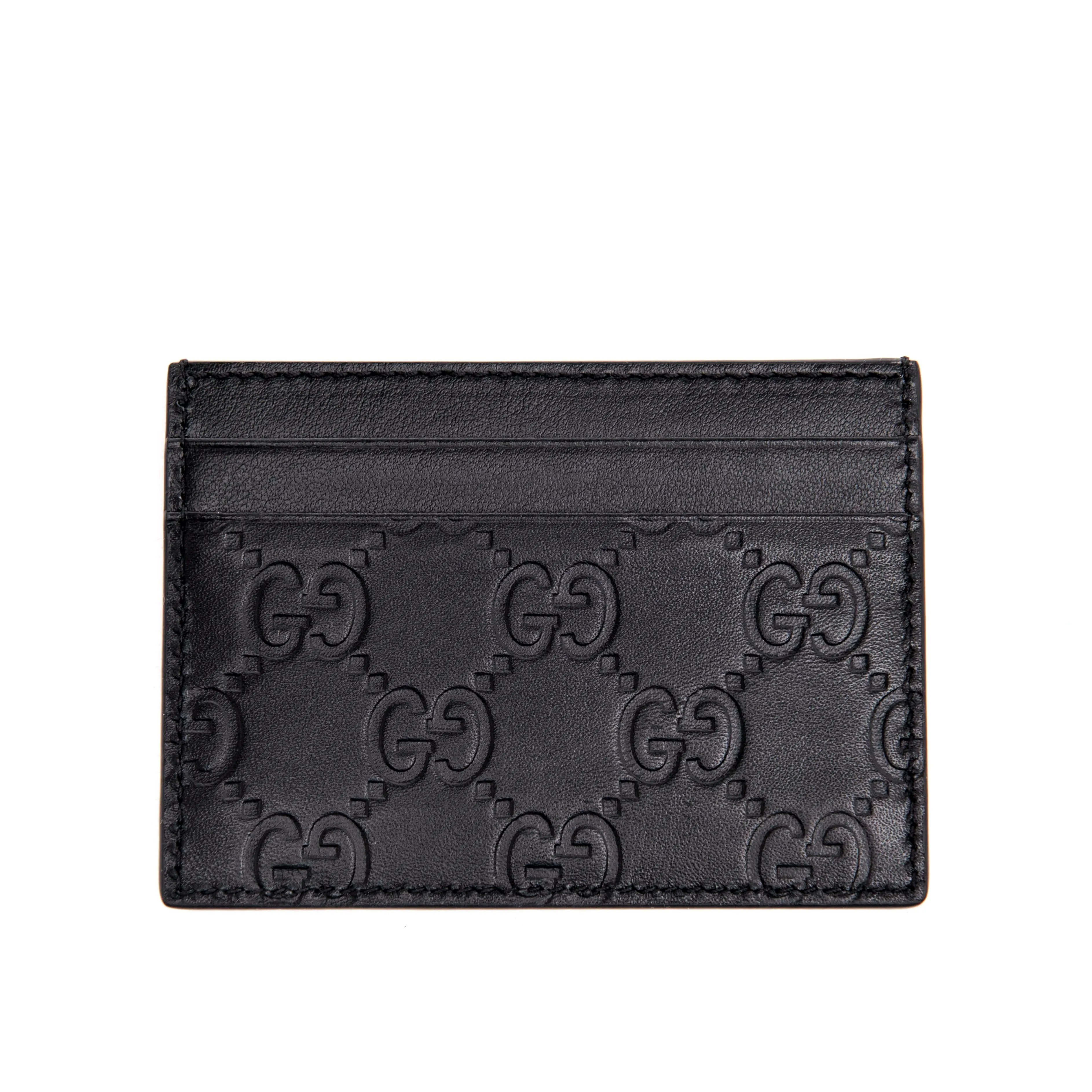 Gucci Black Signature Card Holder
