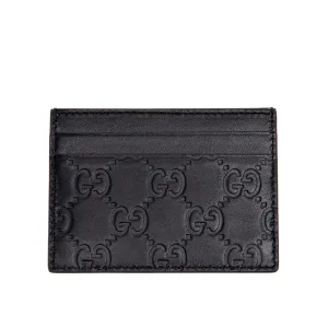 Gucci Black Signature Card Holder