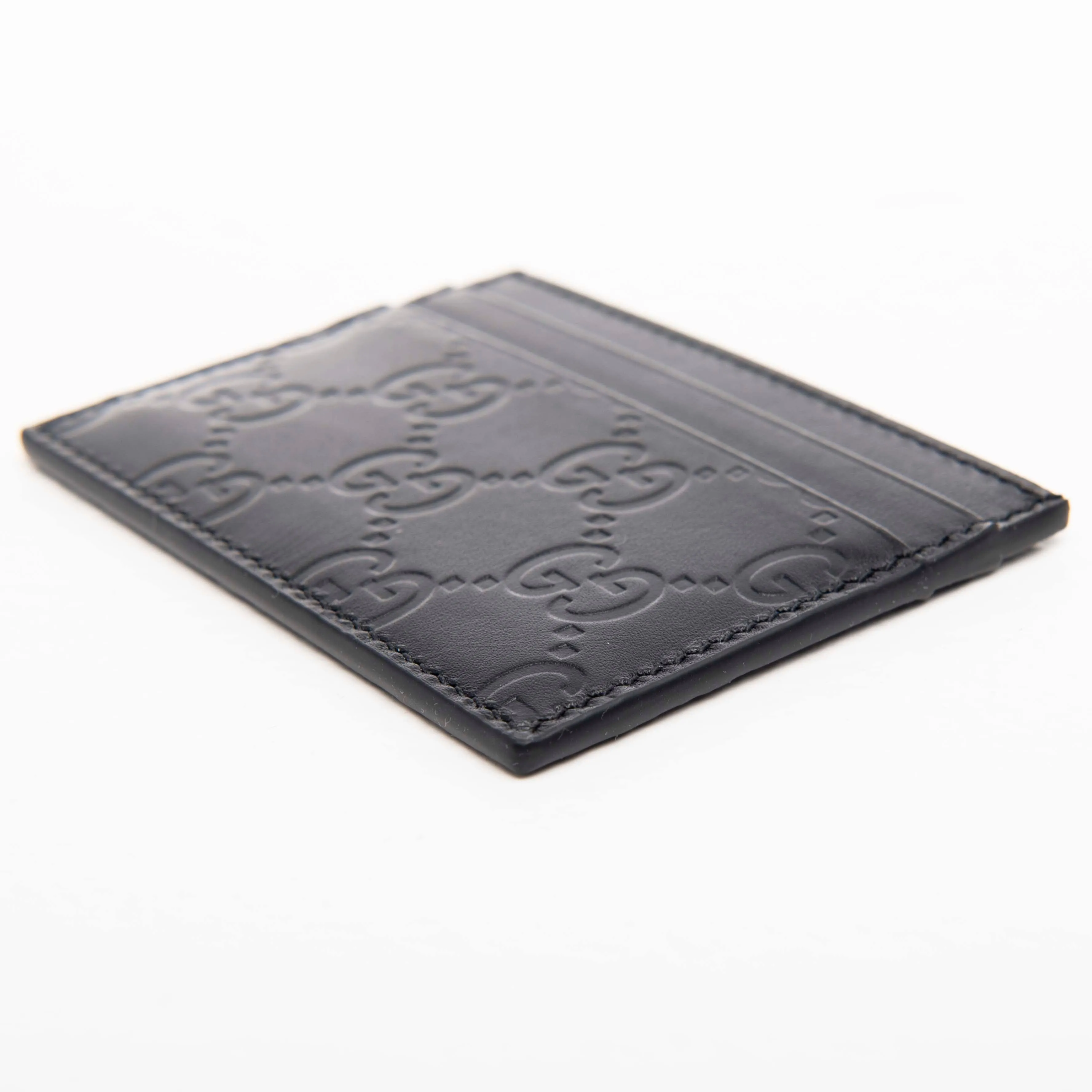 Gucci Black Signature Card Holder