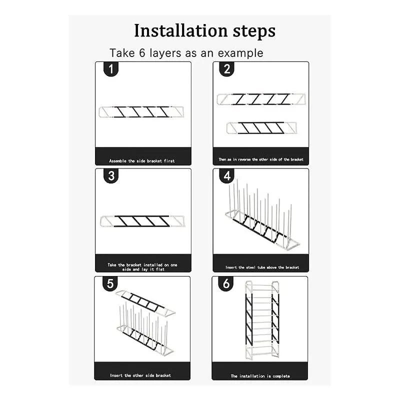 Household Assembled Shoe Rack F49-8-1352