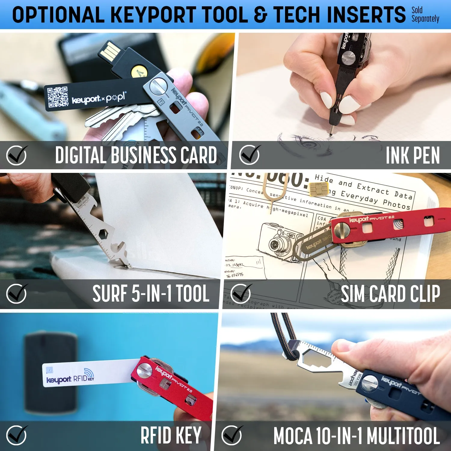 Keyport Pivot 2.0 - Titanium