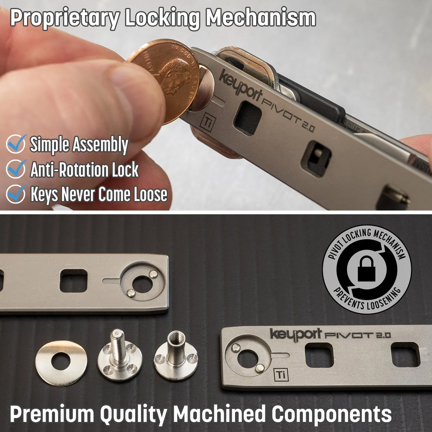 Keyport Pivot 2.0 - Titanium