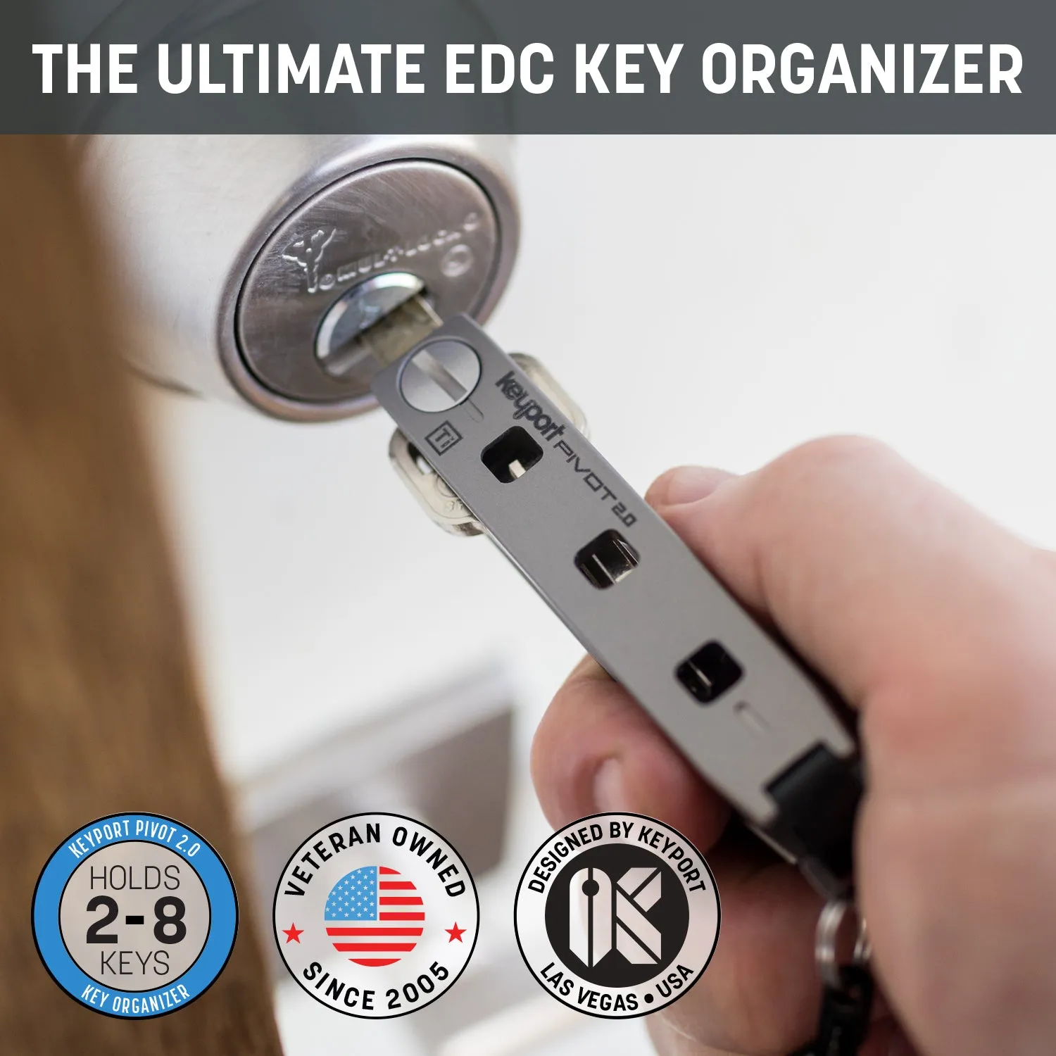Keyport Pivot 2.0 - Titanium