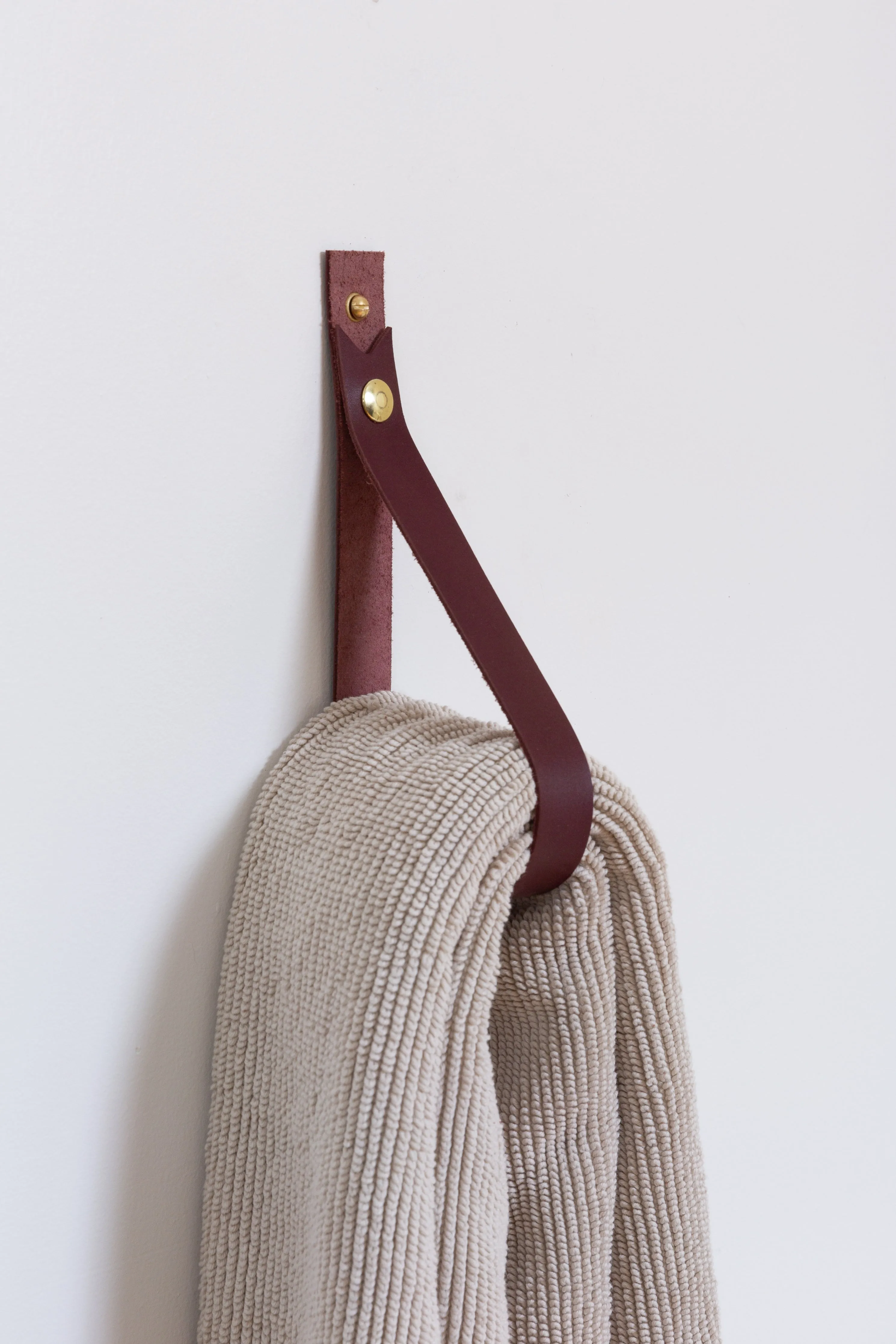 Large Leather Snap Strap