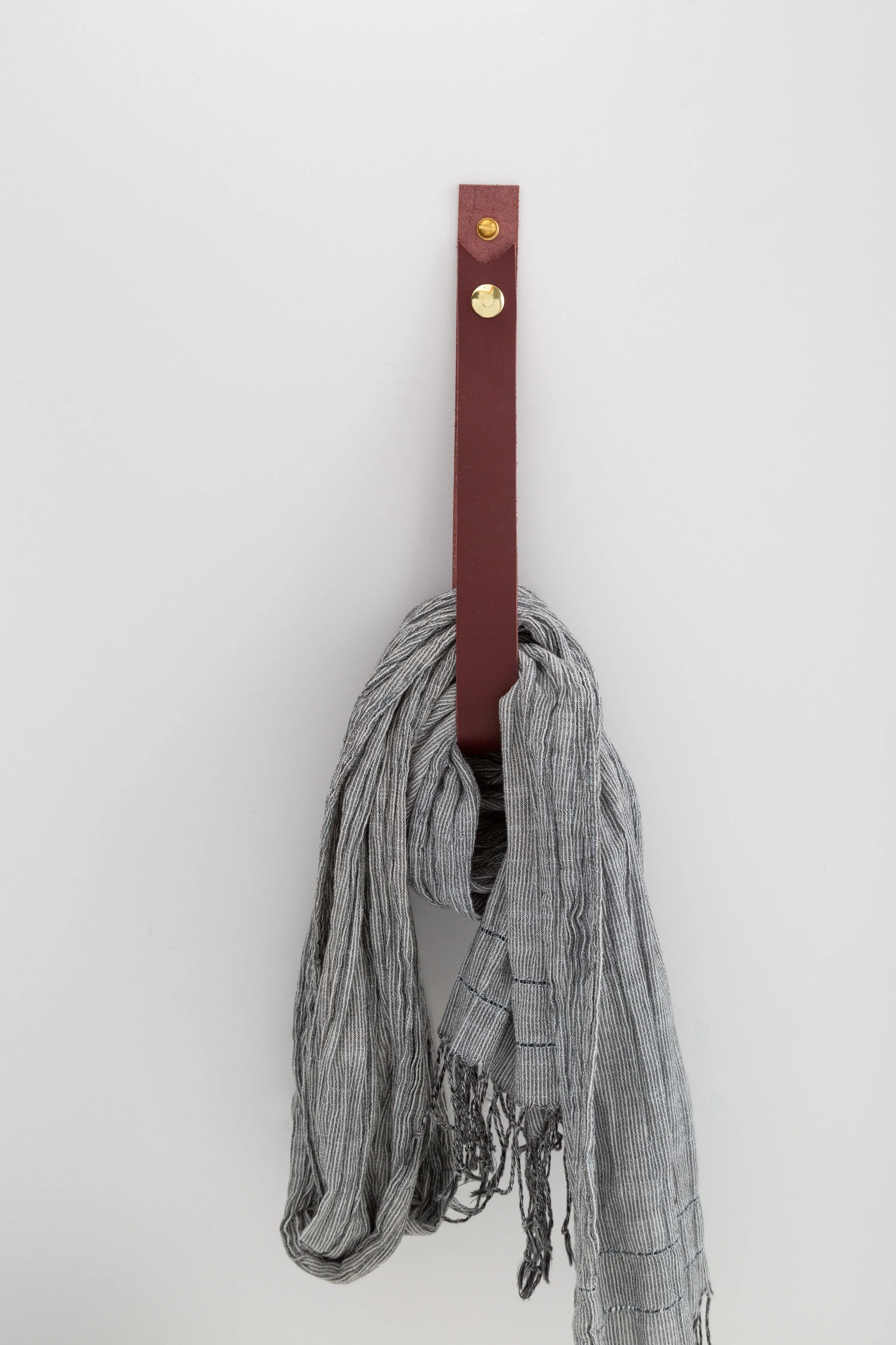 Large Leather Snap Strap