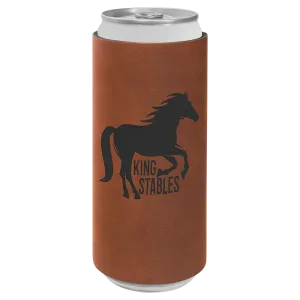 Leatherette Slim Beverage Holder