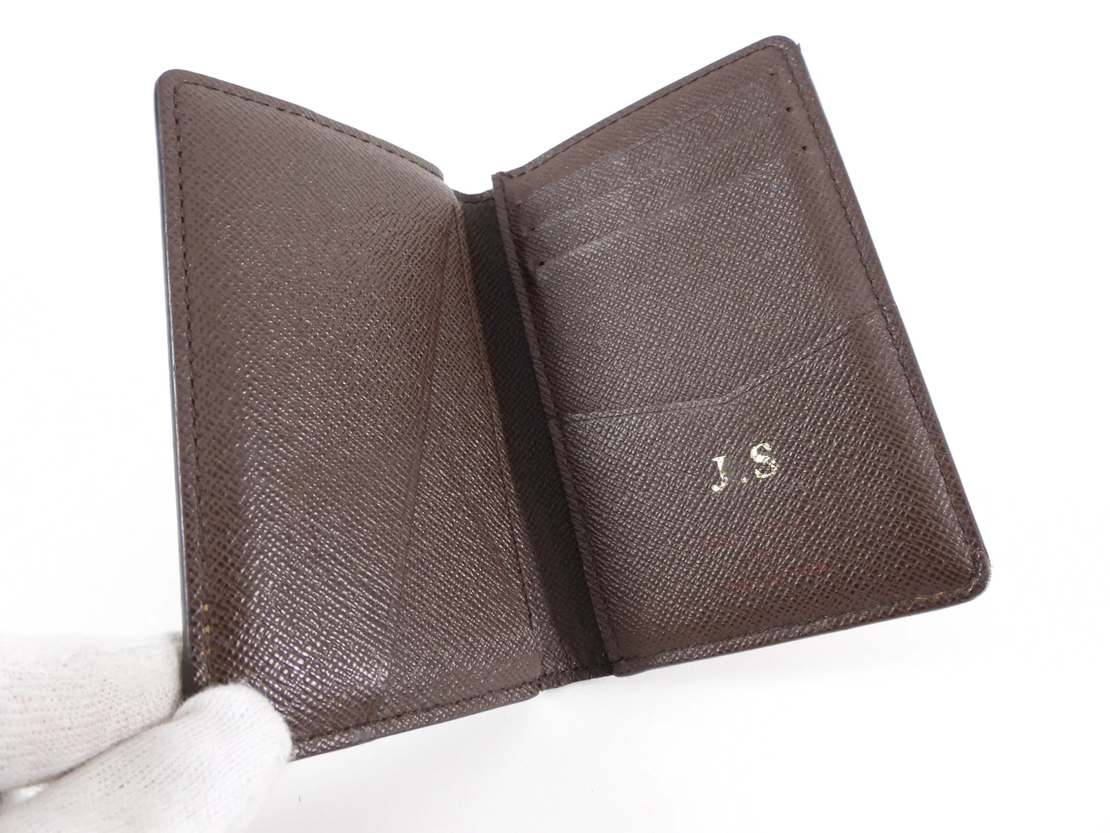Louis Vuitton Damier Ebene Pocket Organizer Card Holder