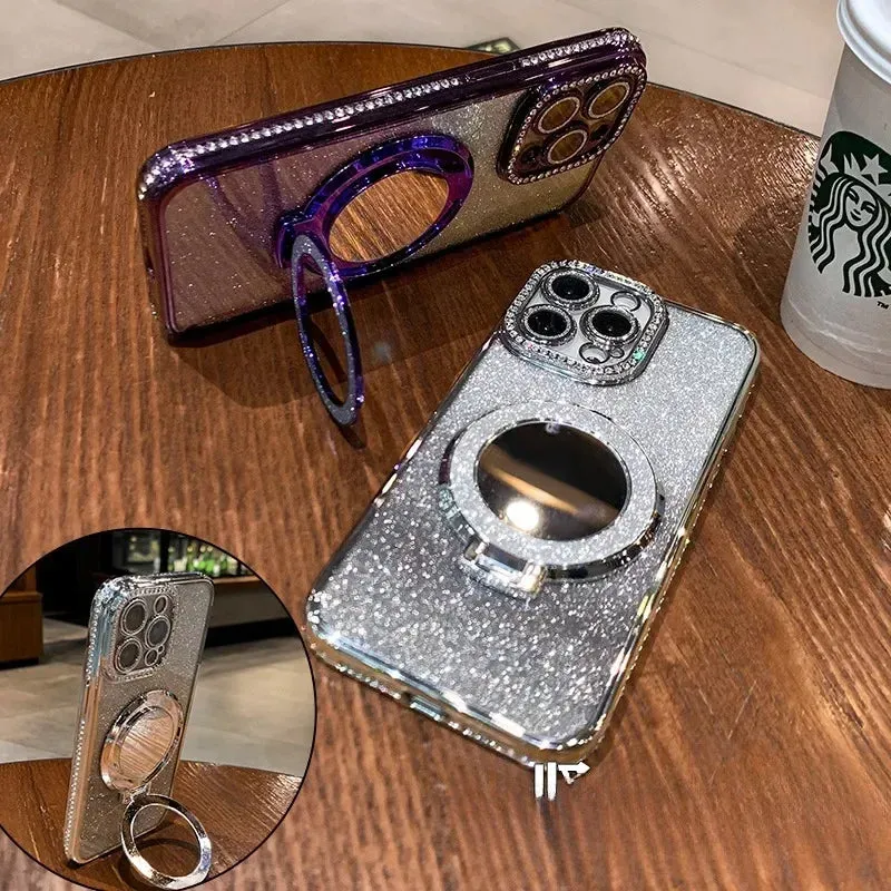 Luxury Magsafe Phone Case with Mirror