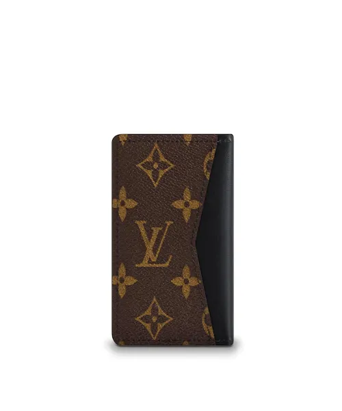lv pocket organizer monogram macassar canvas black