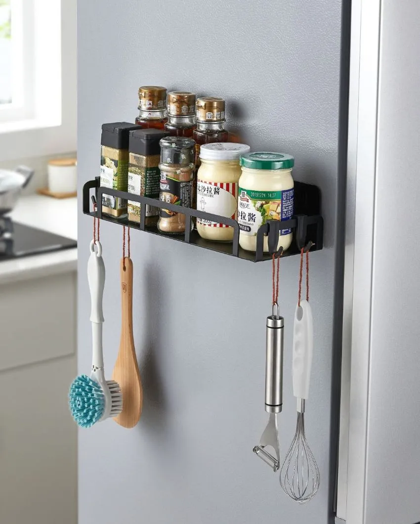 Magnetic Kitchen Organizer Storage Shelf | 12 x 4 x 3 inches