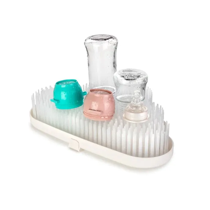 Melii White Cloud Drying Rack - BPA-Free, Low-Profile Design for Efficient Baby Feeding Essentials Drying, Easy to Clean, Top-Rack Dishwasher-Safe