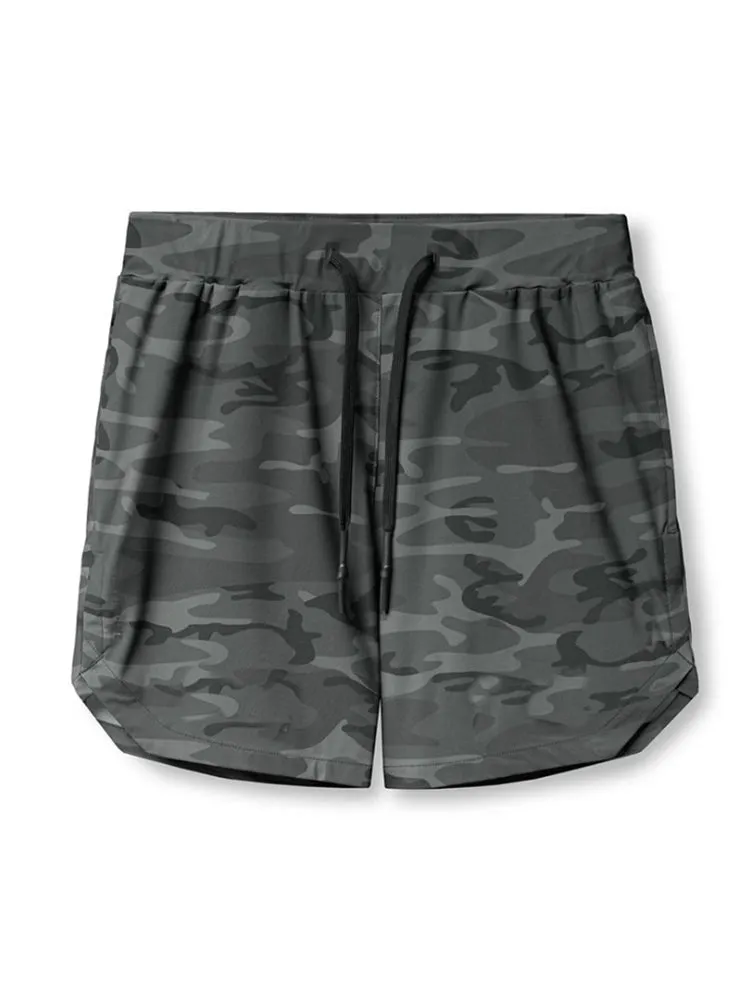 Men's Drawstring Workout Running Shorts