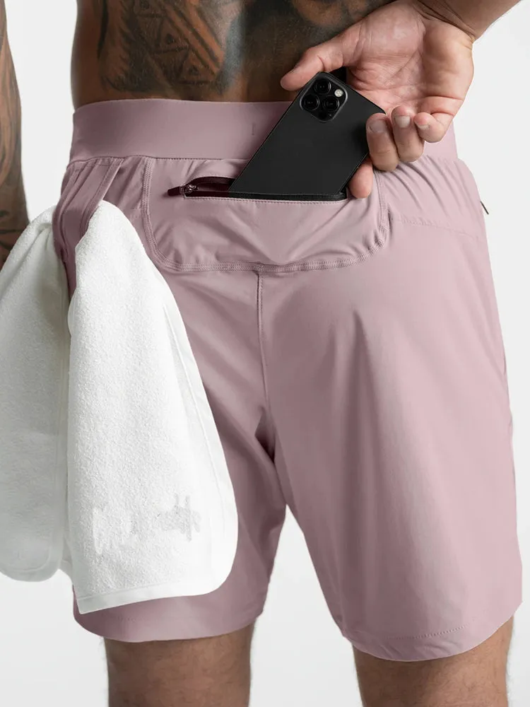 Men's Drawstring Workout Running Shorts