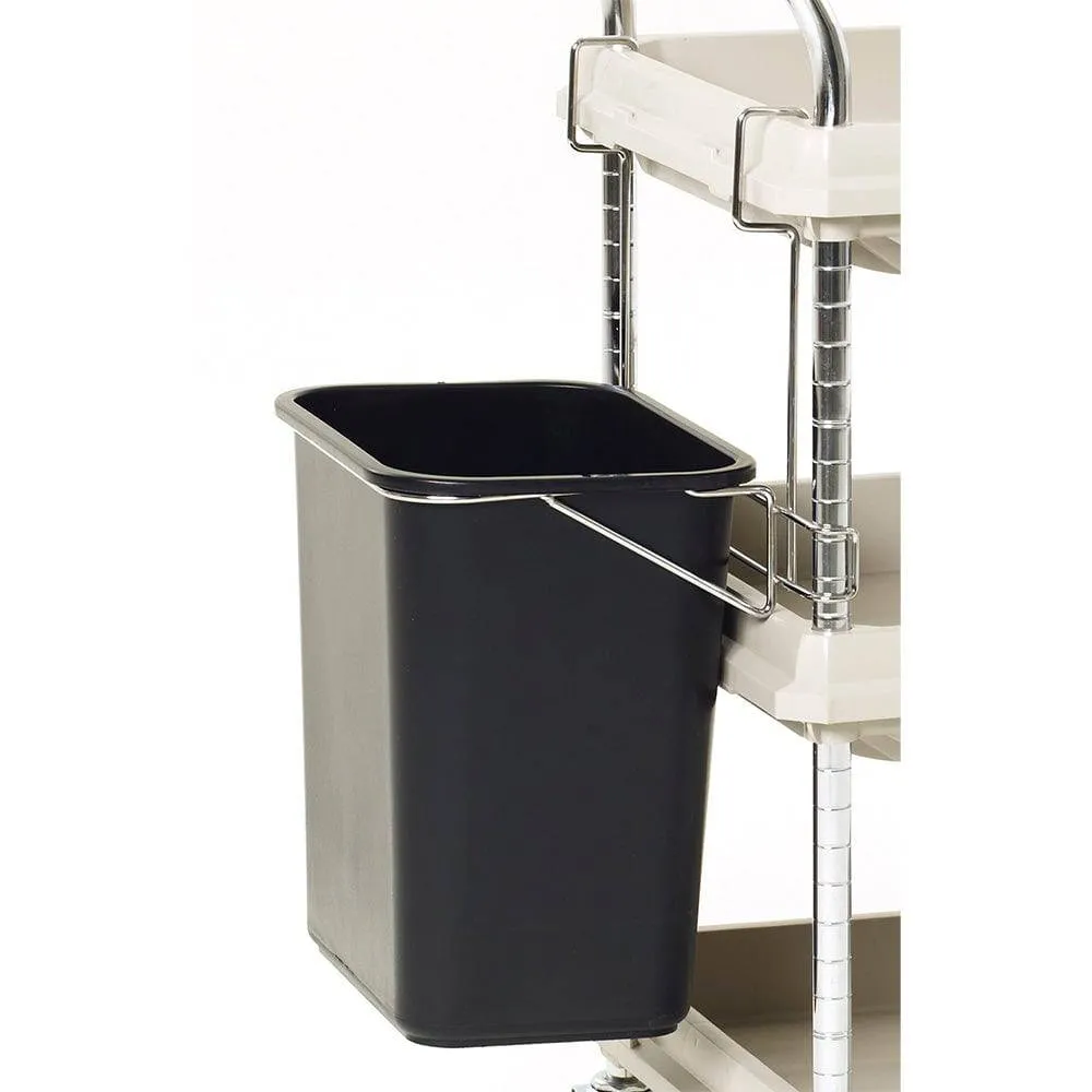 Metro - Wastebasket and Holder for Deep Ledge BC2030 Utility Cart