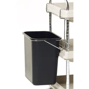 Metro - Wastebasket and Holder for Deep Ledge BC2030 Utility Cart