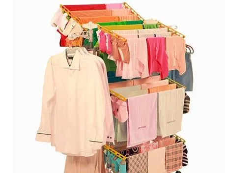 Mobile Foldable Laundry Rack