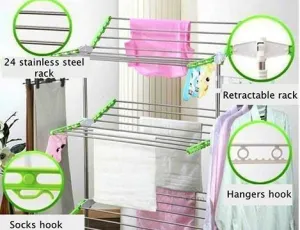 Mobile Foldable Laundry Rack