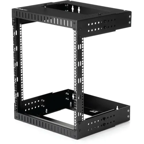 Mount your server or networking equipment using this adjustable 12U wall-mount network rack