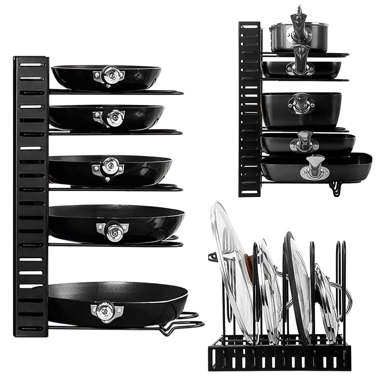 Multipurpose Pan & Pot Organizer Rack