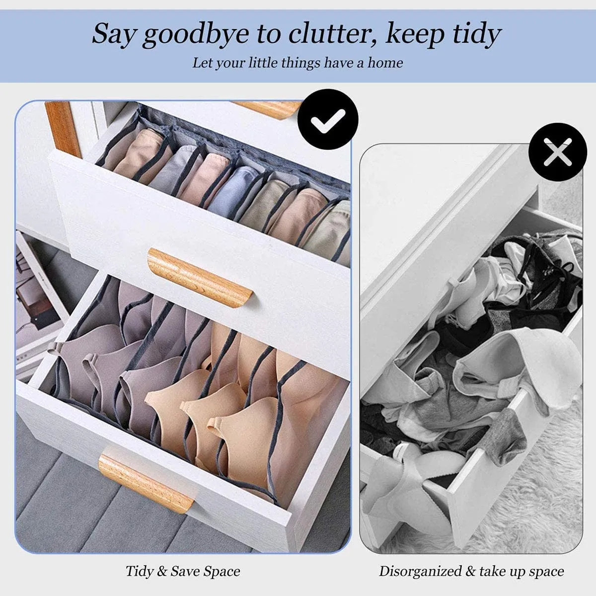 「❉New Year - 40% Off」Drawer Type Underwear & Socks Storage Box