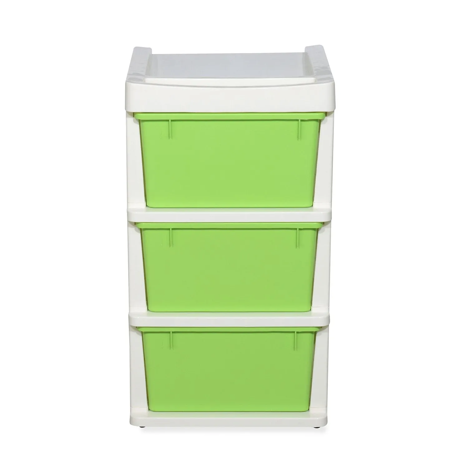 Nilkamal Chester 23 Plastic Free Standing Chest of Drawers (Pastel Green)