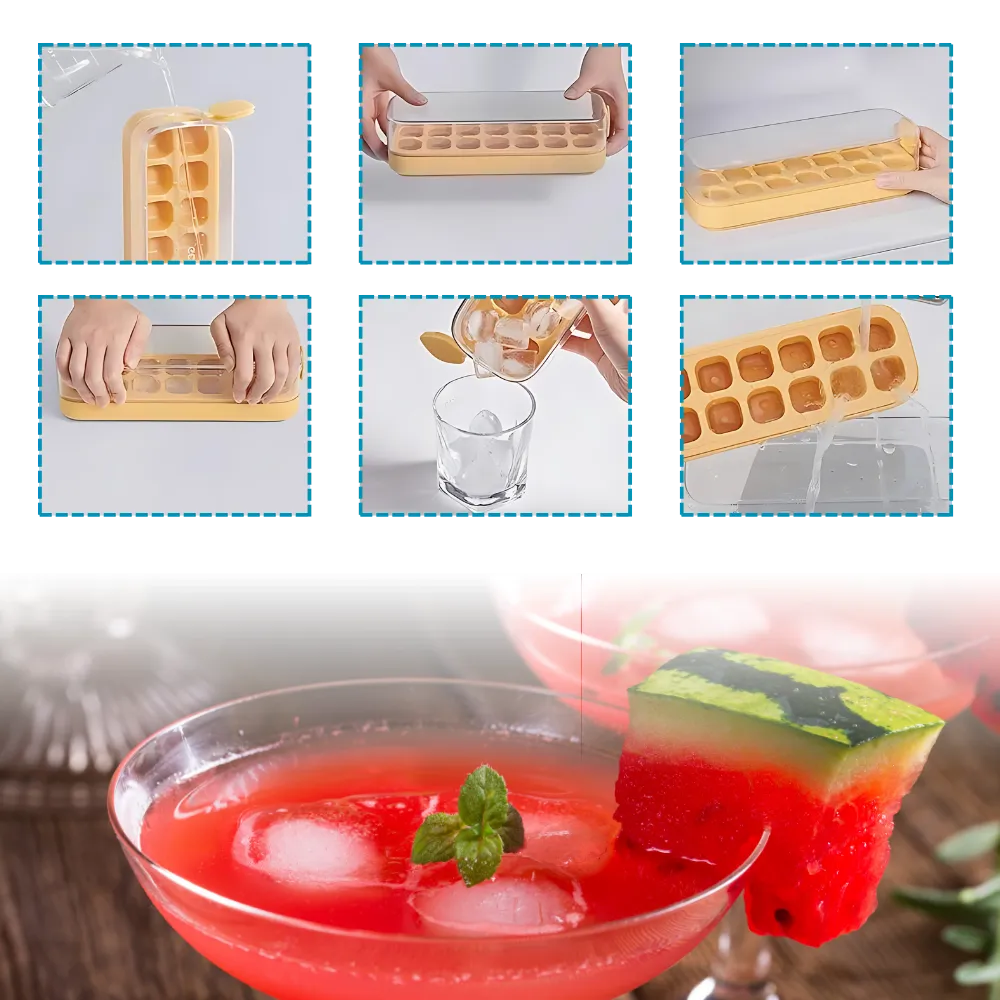 Non-stick Silicone Ice Cube Trays