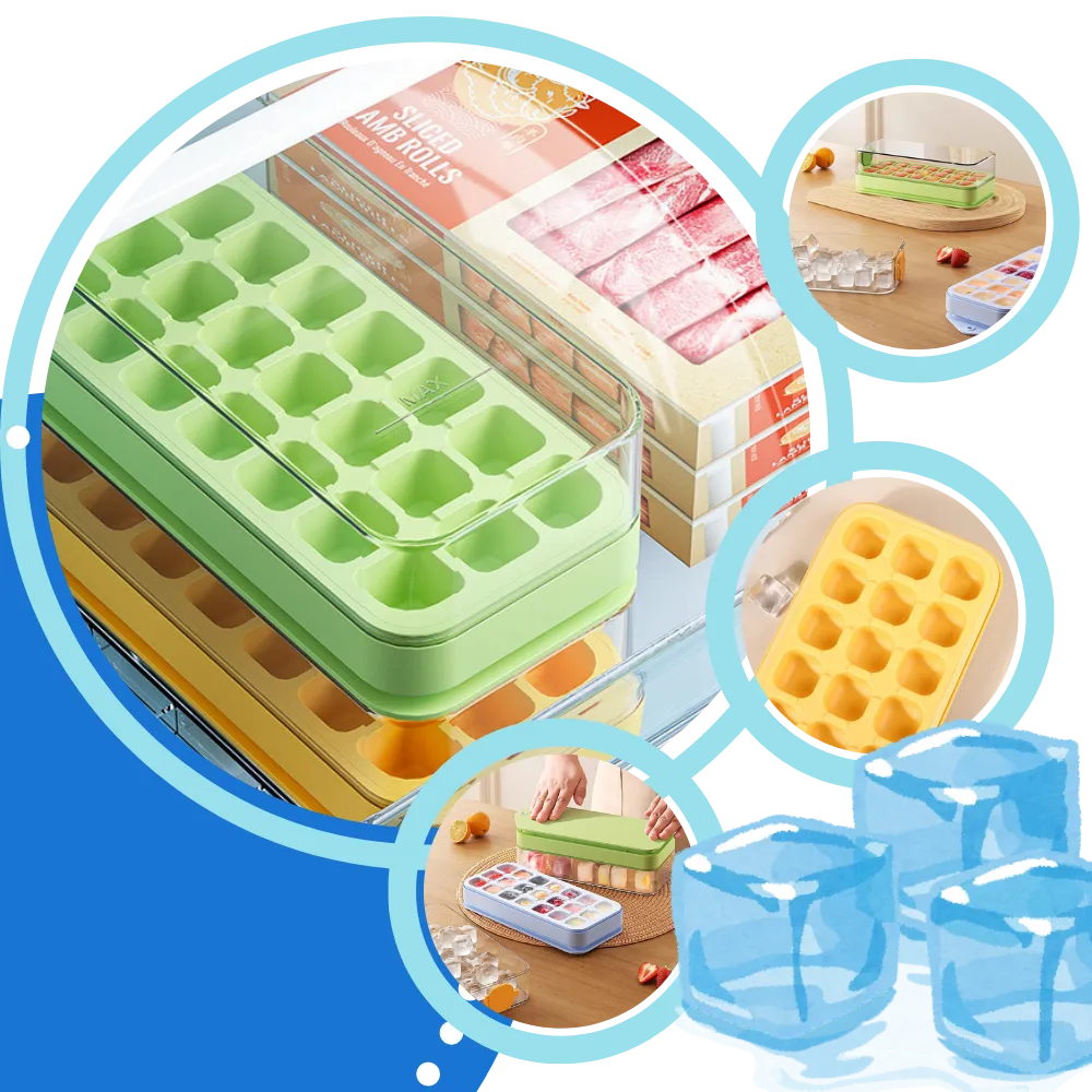 Non-stick Silicone Ice Cube Trays