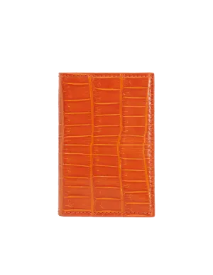Orange Tiger Crocodile Bi-Fold Holder