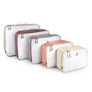 Pack ID 5 pc Packing Cube Set - Earth Tones