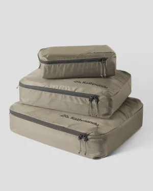 Packing Cube Set - Three pack - Beech Lines Print