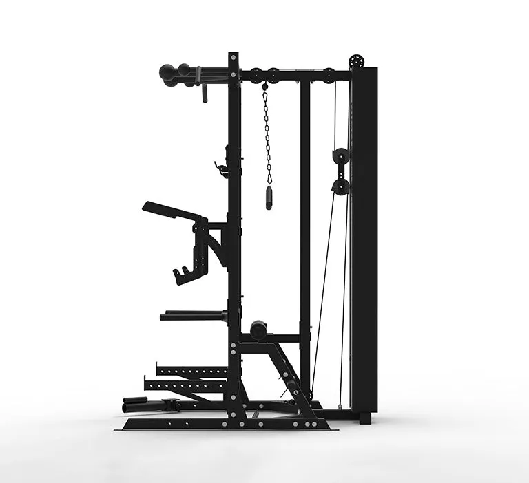 Phase 2 Quarter Squat Rack with Pin-Loaded Pulley