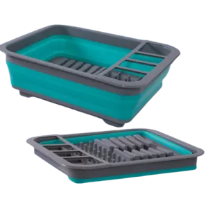 PLS Collapsible Dish Rack with Drainer
