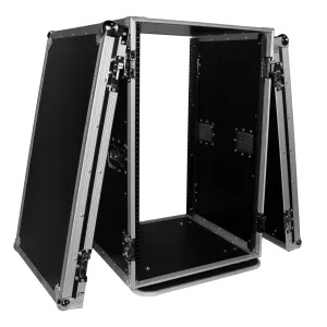 ProX T-18RSS 18U Space Amp Rack Mount ATA Flight Case 19 Inch Depth W-Casters