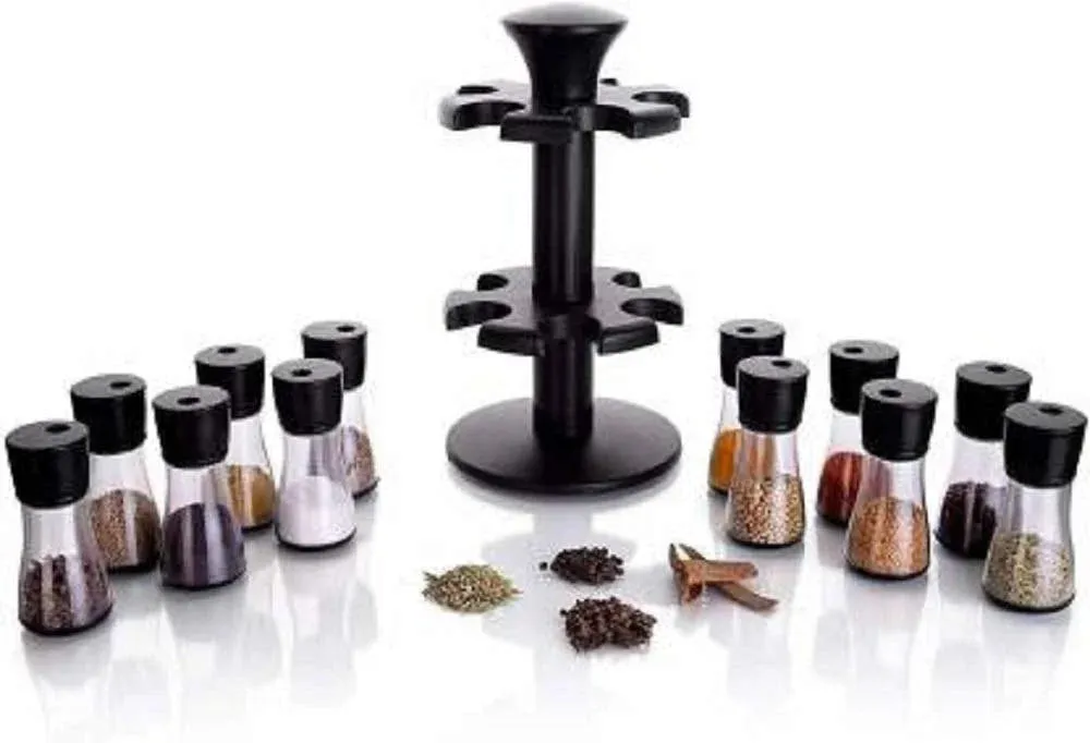 Revolving Masala 12 in 1 Containers for Kitchen