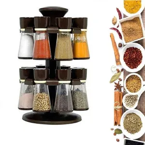 Revolving Masala 12 in 1 Containers for Kitchen