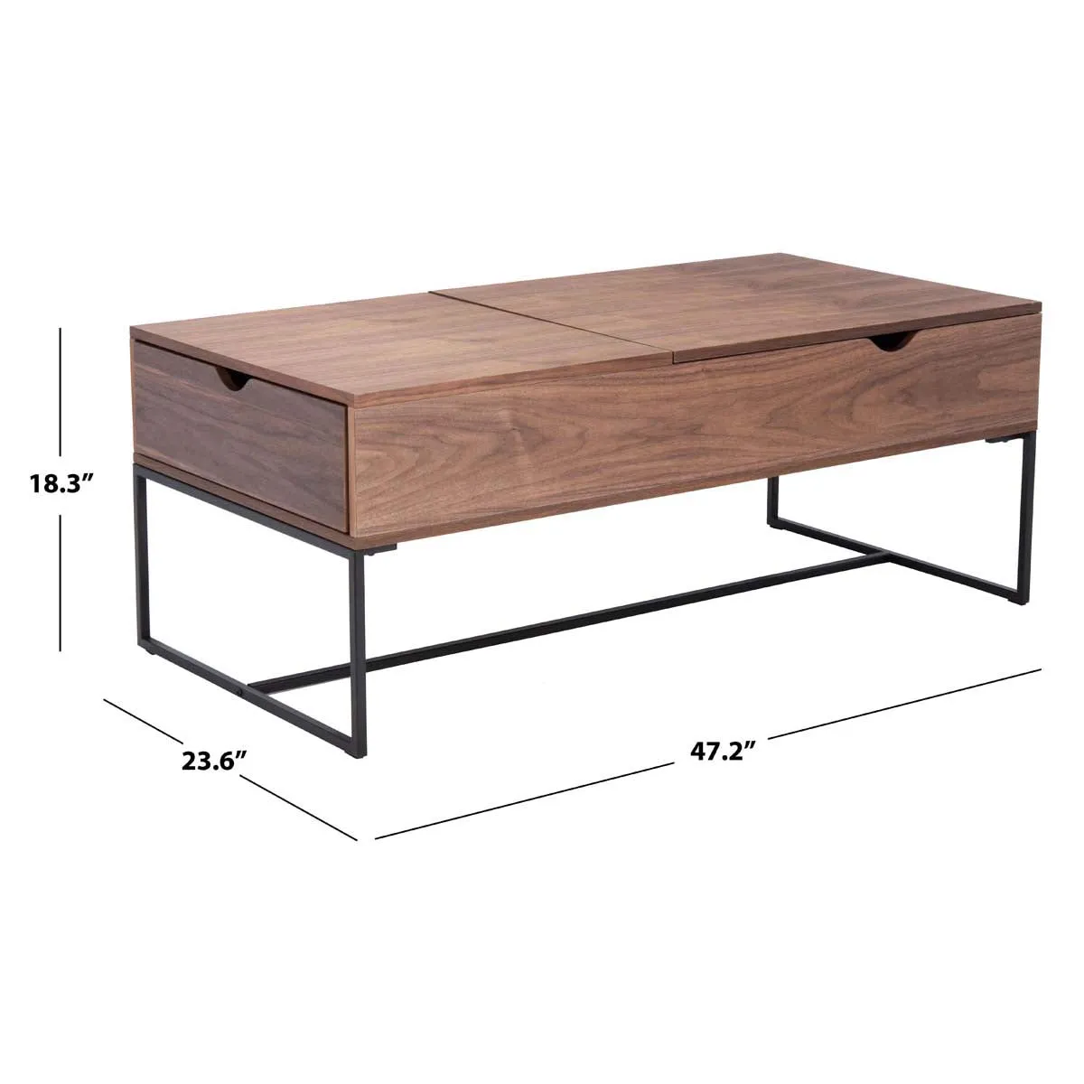 Safavieh Couture Nolen Lift Top Coffee Table, SFV8705