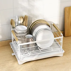 Single Layer Utensils Holder | Dish Drainer Basket For Home & Kitchen