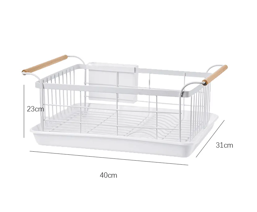 Single Layer Utensils Holder | Dish Drainer Basket For Home & Kitchen