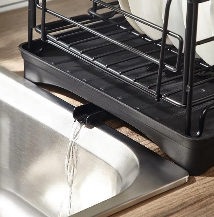 Single Layer Utensils Holder | Dish Drainer Basket For Home & Kitchen