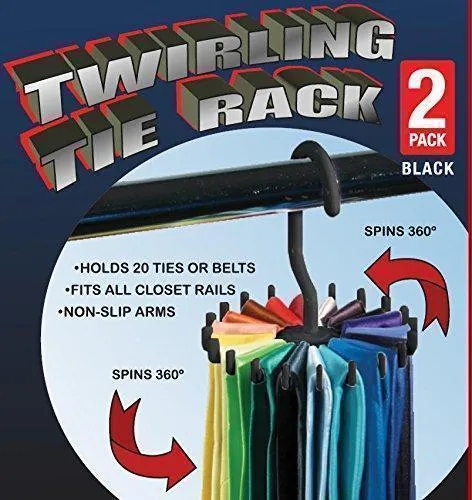 Spinning Tie & Belt Rack