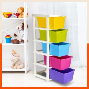 Stomo 5 Drawer Multi-Purpose Storage Organizer for Home and Office