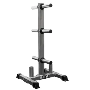 Storage Tree for Olympic Plates and Barbells