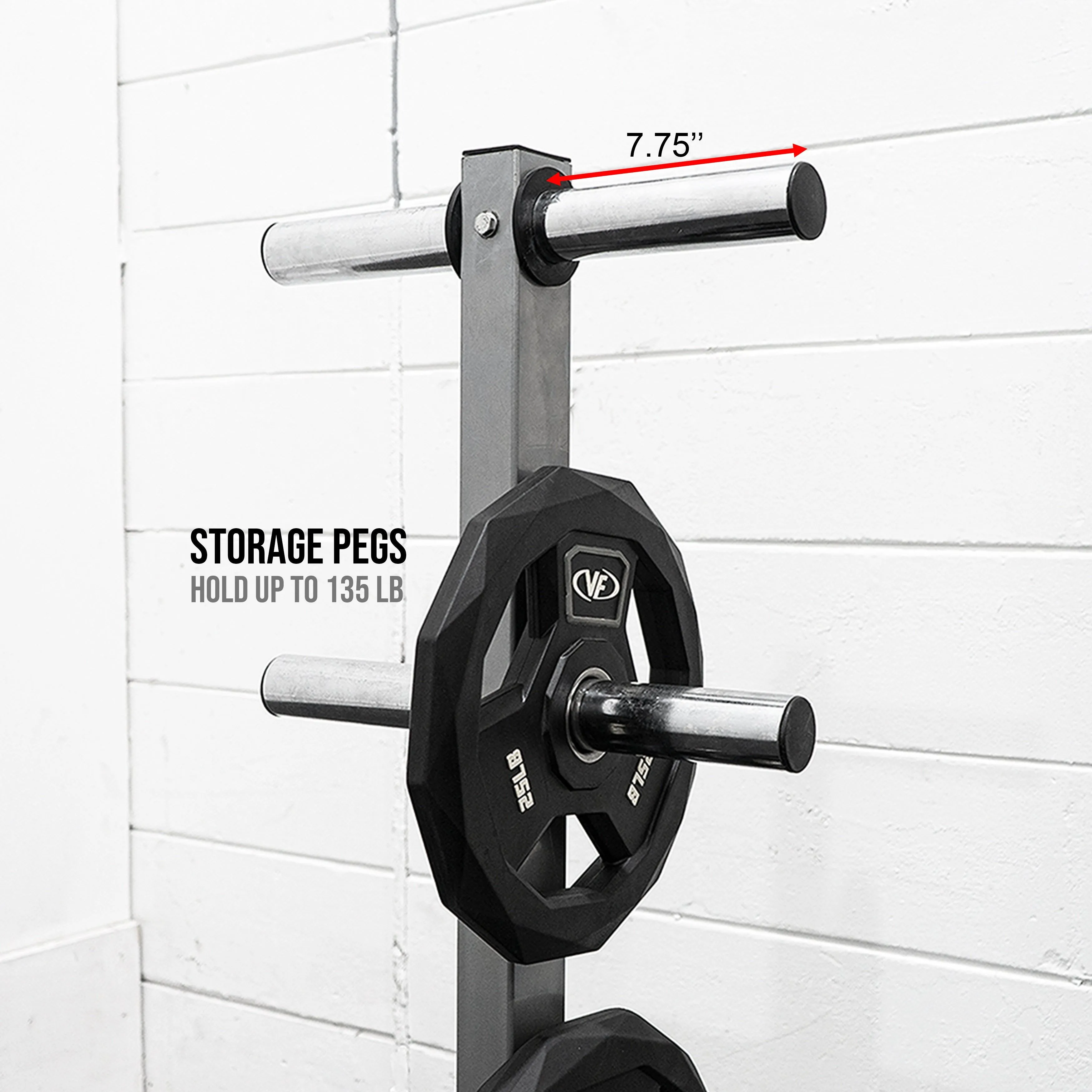 Storage Tree for Olympic Plates and Barbells
