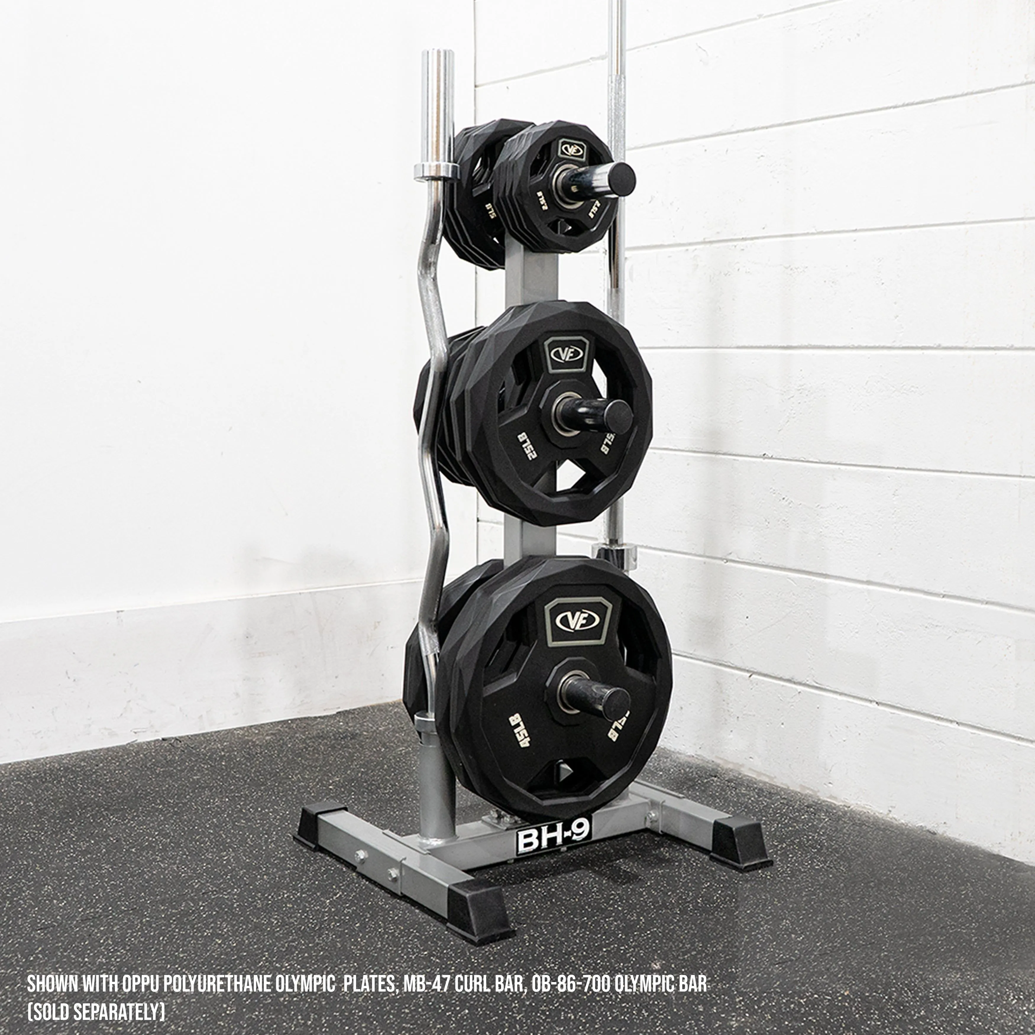 Storage Tree for Olympic Plates and Barbells
