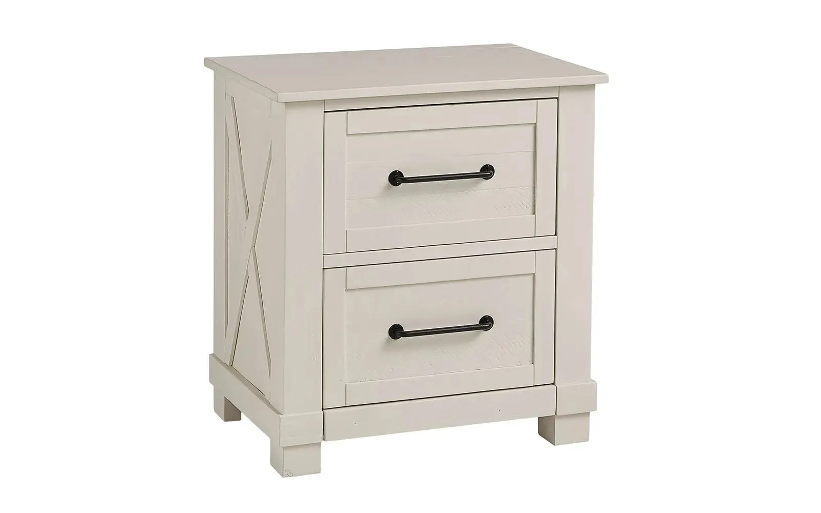 Sun Valley Wt Nightstand W/ Usb & Hidden Drawer