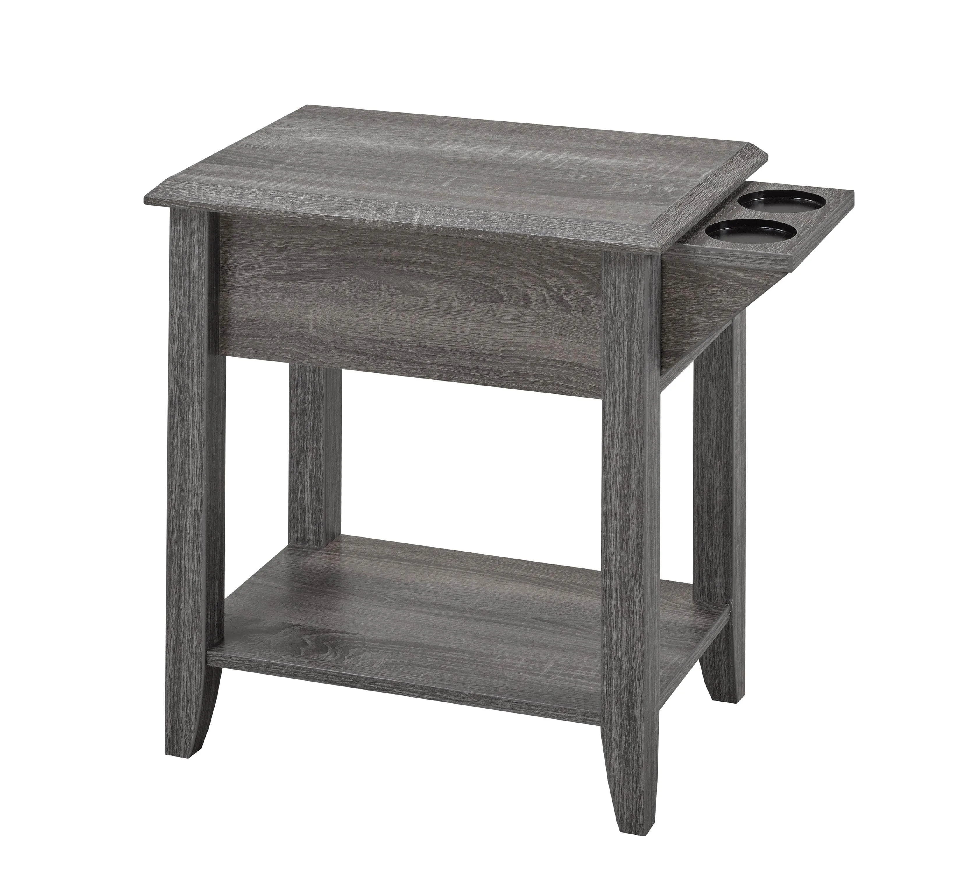 Telephone Stand with Storage Drawer and Cupholders - Available in 2 Colours