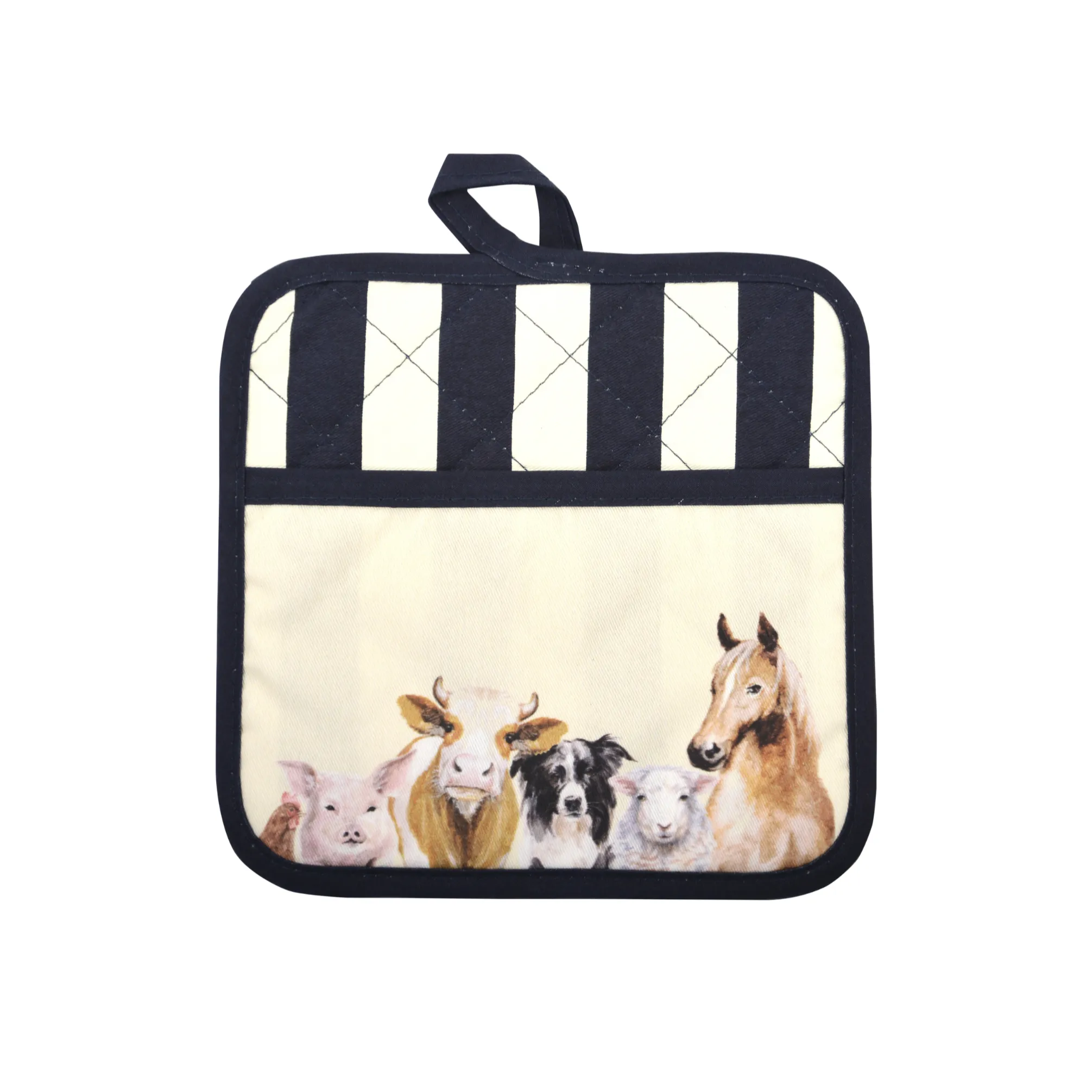 Thomas Cook Farm Friends Oven Mit & Pot Holder Set