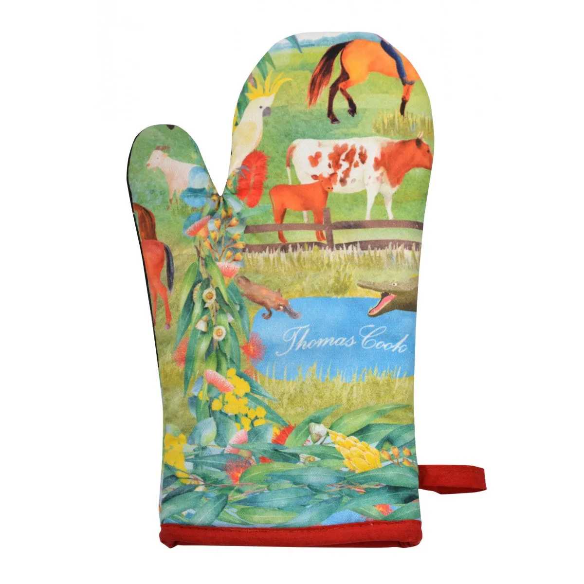 Thomas Cook Farm Friends Oven Mit & Pot Holder Set