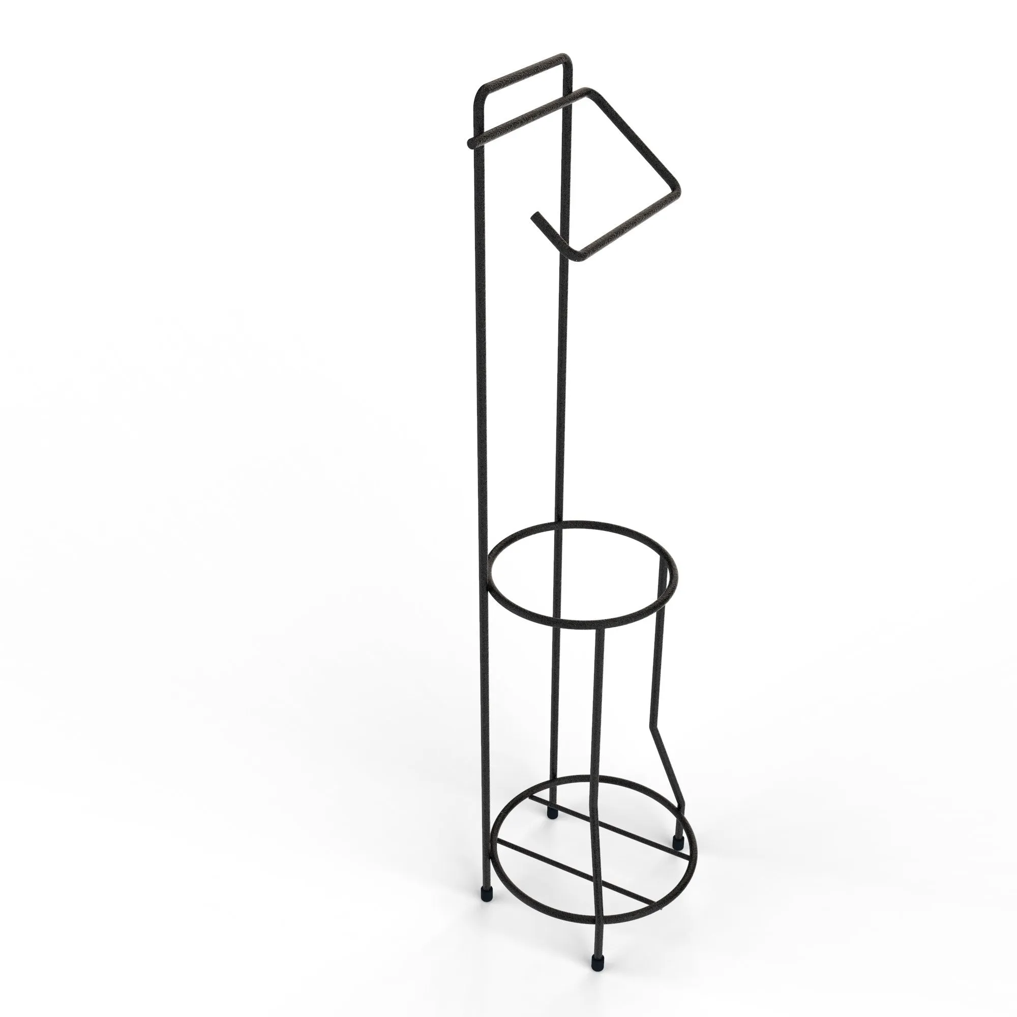 Toilet roll stand Matt Black